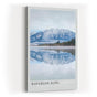 Paul Sinus Kunstdruck 40x60cm Bavarian Alps Germany Bergsee Spiegelung Alpen Natur Himmel Schnee