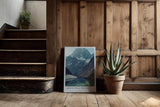 Paul Sinus Kunstdruck 40x60cm Bergsee Alpen Stille Wasser Spiegelung Natur Gletscher Above Still Waters