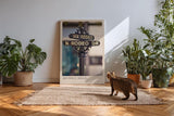Paul Sinus Kunstdruck 40x60cm Beverly Hills USA Straßenschild Luxus Kalifornien Retro Stadtstil