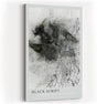 Paul Sinus Kunstdruck 40x60cm Black Script Schrift Asche Grau Text Kunst Worte Bewegung