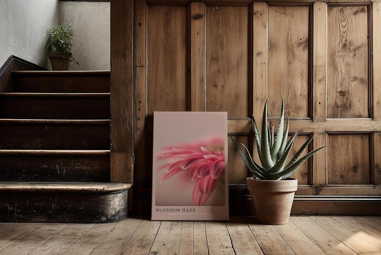 Paul Sinus Kunstdruck 40x60cm Blossom Haze – Zartrosa Blütentraum mit weichem Fokus