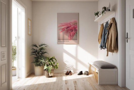 Paul Sinus Kunstdruck 40x60cm Blossom Haze – Zartrosa Blütentraum mit weichem Fokus