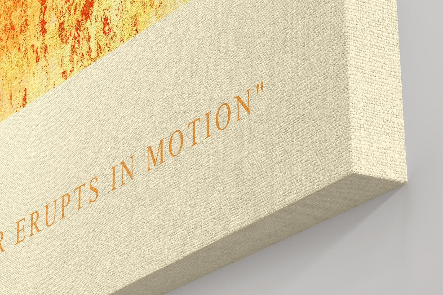 Paul Sinus Kunstdruck 40x60cm Burn Curve Rot Gelb Linie Feuer Dynamik Ausdruck Bewegung