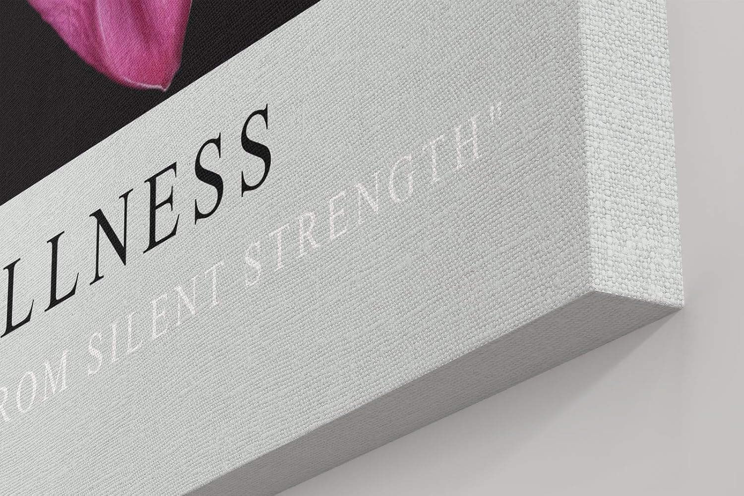 Paul Sinus Kunstdruck 40x60cm Center of Stillness Lotusblüte in zartem Rosa mit gelber Mitte