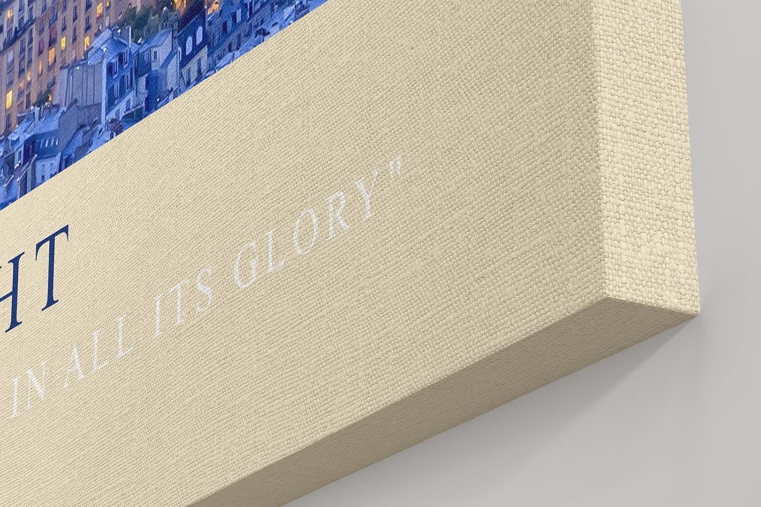 Paul Sinus Kunstdruck 40x60cm City of Light Paris bei Sonnenuntergang mit Eiffelturm im Zentrum