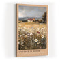 Paul Sinus Kunstdruck 40x60cm Cottage in Bloom – Wildblumenwiese mit Landhaus unter weitem Himmel in malerischer Landschaft
