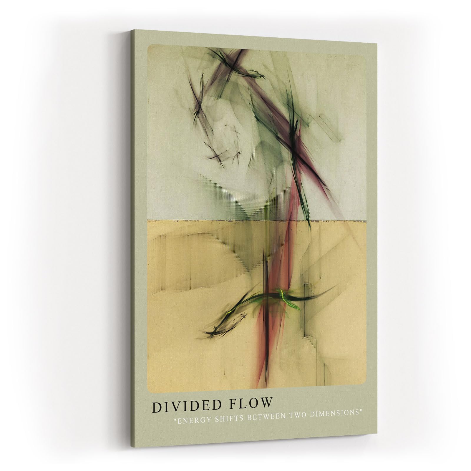 Paul Sinus Kunstdruck 40x60cm Divided Flow Energie zwischen Dimensionen