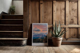 Paul Sinus Kunstdruck 40x60cm Dolomiten bei Sonnenuntergang – dramatische Wolken über italienischem Bergpanorama