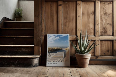 Paul Sinus Kunstdruck 40x60cm Dune Walk Holzweg zu den Dünen The Path Where Sky Meets Sea