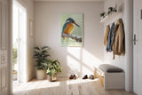 Paul Sinus Kunstdruck 40x60cm Eisvogel auf Ast im Licht – Ruhe, Farbe und Konzentration in einem Moment eingefangen