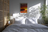 Paul Sinus Kunstdruck 40x60cm El Nido Sonnenuntergang – Feuer am Horizont über dem Meer der Philippinen