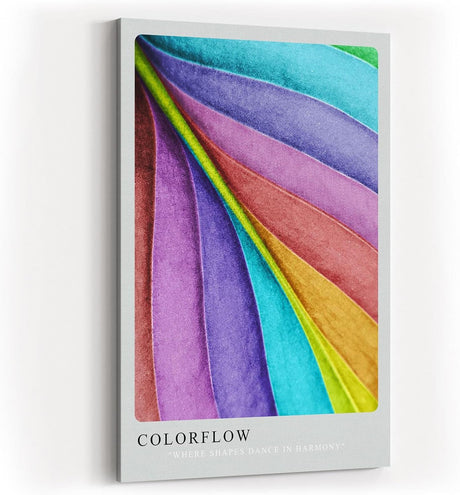 Paul Sinus Kunstdruck 40x60cm Farben Design Abstrakt Muster Geometrie Farbfächer Colorflow