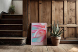 Paul Sinus Kunstdruck 40x60cm Floral Blush mit Nahaufnahme zarter rosafarbener Blütenblätter