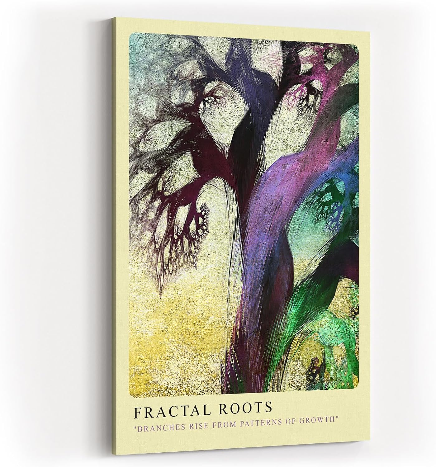 Paul Sinus Kunstdruck 40x60cm Fractal Roots Ästhetische Muster organischer Verzweigung