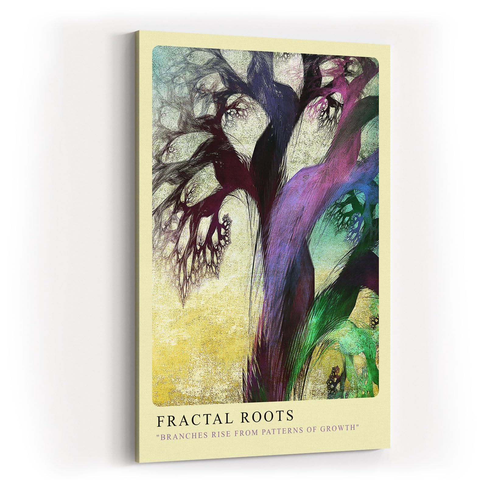 Paul Sinus Kunstdruck 40x60cm Fractal Roots Ästhetische Muster organischer Verzweigung