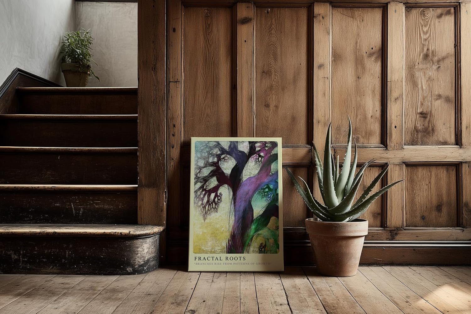 Paul Sinus Kunstdruck 40x60cm Fractal Roots Ästhetische Muster organischer Verzweigung