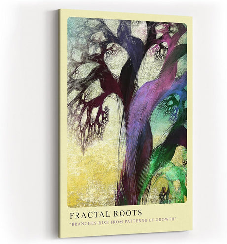 Paul Sinus Kunstdruck 40x60cm Fractal Roots Ästhetische Muster organischer Verzweigung
