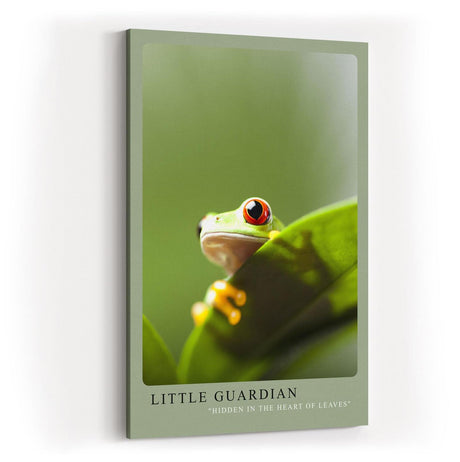 Paul Sinus Kunstdruck 40x60cm Frosch Natur Dschungel Tierkunst grün witzig Little Guardian