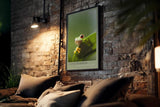 Paul Sinus Kunstdruck 40x60cm Frosch Natur Dschungel Tierkunst grün witzig Little Guardian
