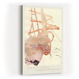 Paul Sinus Kunstdruck 40x60cm Golden Fusion mit abstrakter Komposition aus Gold und zarten Tönen