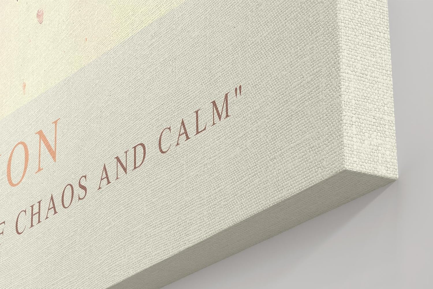 Paul Sinus Kunstdruck 40x60cm Golden Fusion mit abstrakter Komposition aus Gold und zarten Tönen