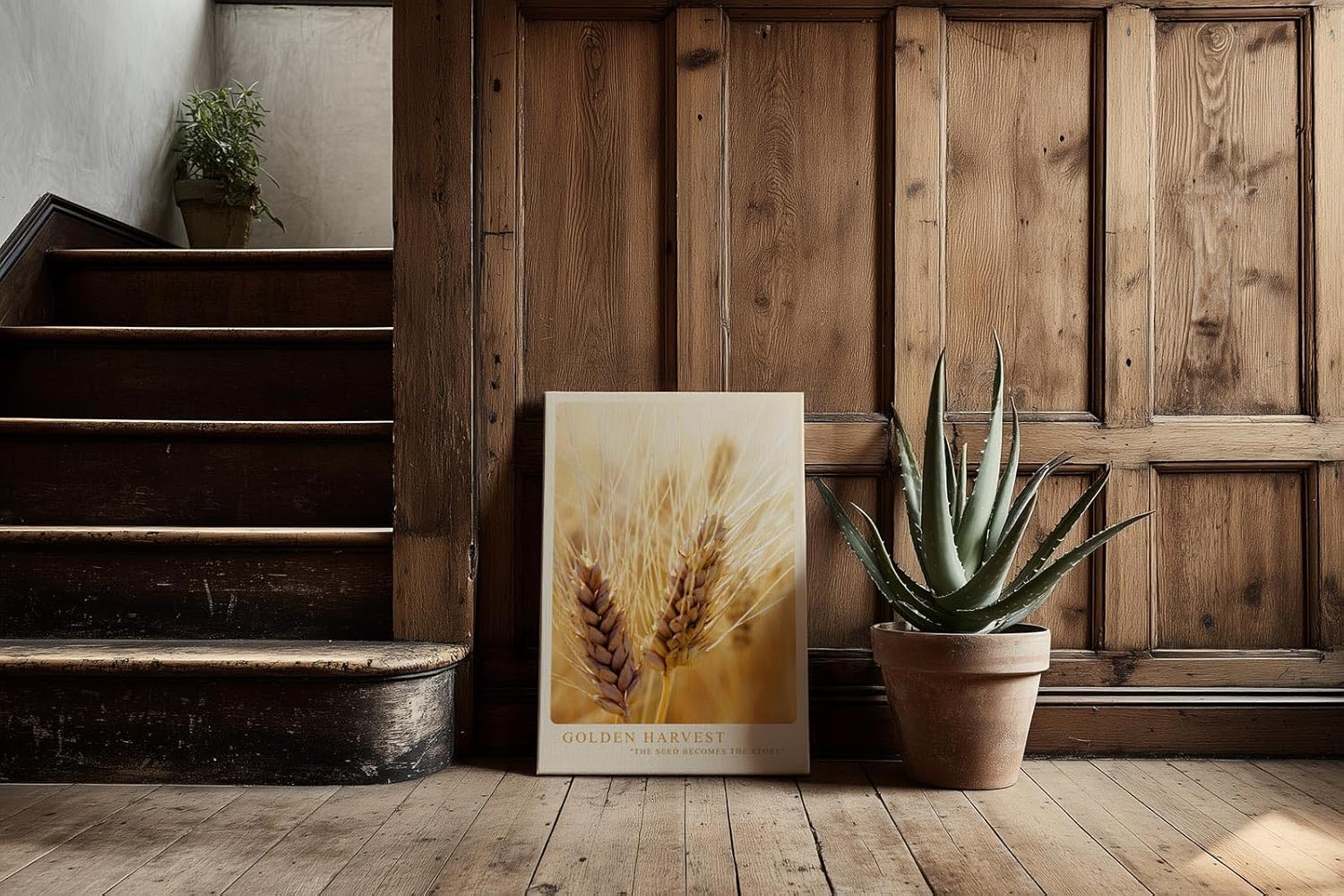 Paul Sinus Kunstdruck 40x60cm Golden Harvest – reife Ähren im Sommerlicht als Hommage an Natur und Fülle