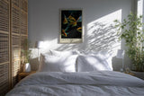 Paul Sinus Kunstdruck 40x60cm Goldfish in Motion – Elegante Goldfische in lebendiger Bewegung auf schwarzem Grund