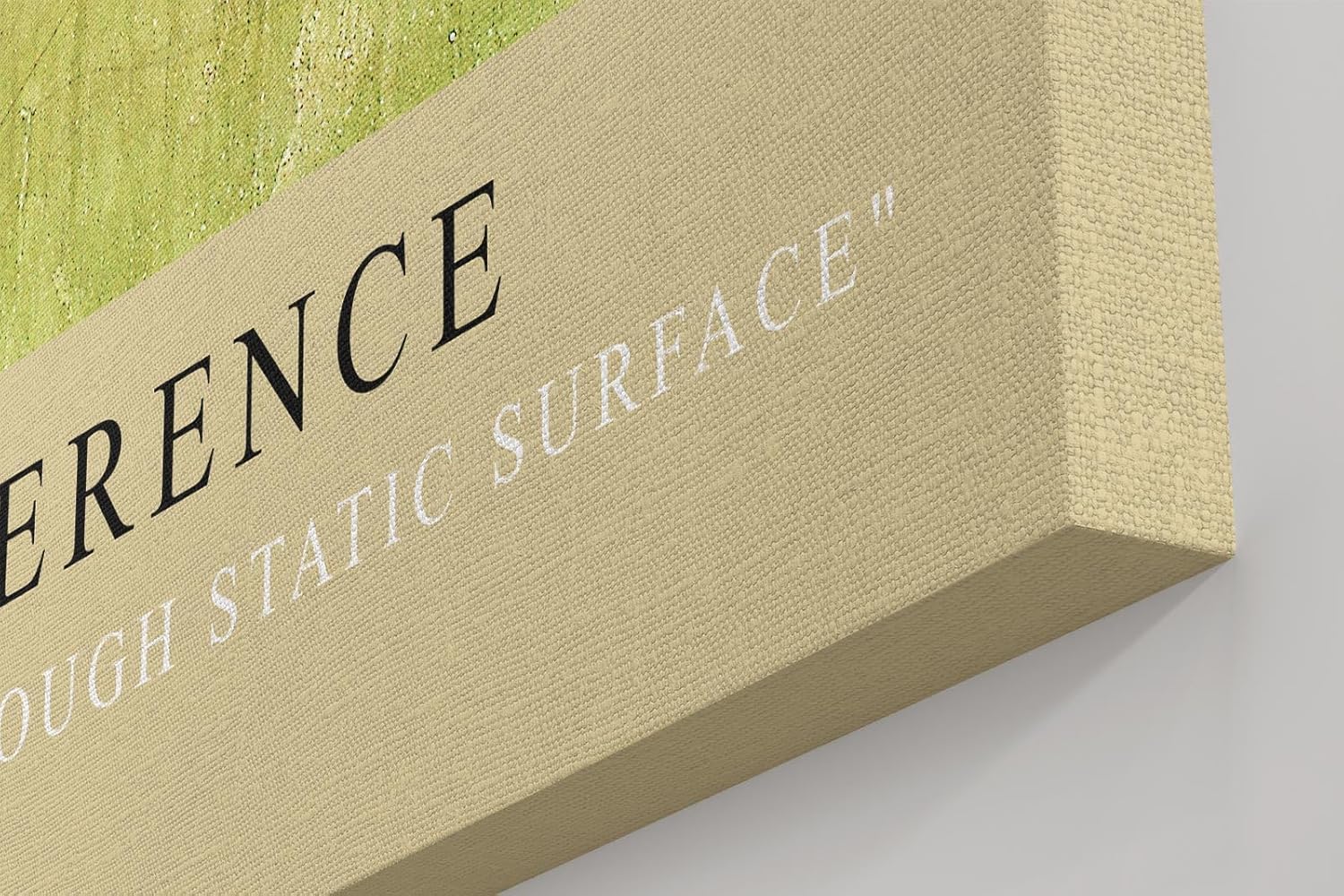 Paul Sinus Kunstdruck 40x60cm Green Interference Linien durchbrechen die grüne Stille