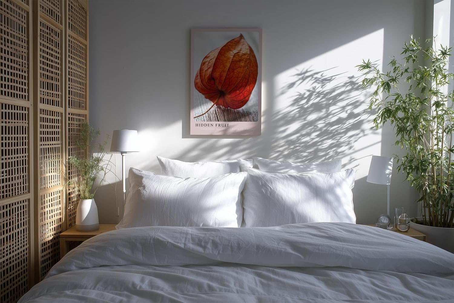 Paul Sinus Kunstdruck 40x60cm Hidden Fruit – Physalis in Nahaufnahme mit natürlicher Struktur und Farbspiel