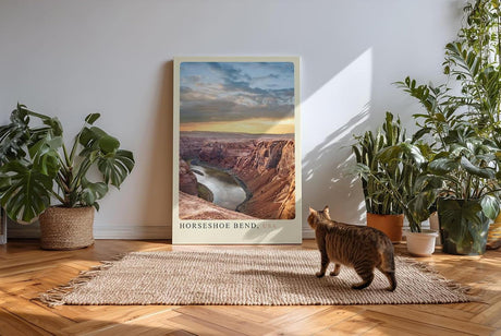 Paul Sinus Kunstdruck 40x60cm Horseshoe Bend – Atemberaubende Flussschleife in der Wüste Arizonas