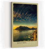 Paul Sinus Kunstdruck 40x60cm Hout Bay Südafrika – dramatische Küstenlandschaft im Sonnenuntergang