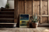 Paul Sinus Kunstdruck 40x60cm Hout Bay Südafrika – dramatische Küstenlandschaft im Sonnenuntergang