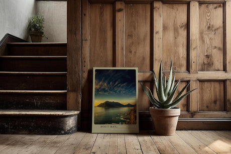 Paul Sinus Kunstdruck 40x60cm Hout Bay Südafrika – dramatische Küstenlandschaft im Sonnenuntergang