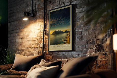 Paul Sinus Kunstdruck 40x60cm Hout Bay Südafrika – dramatische Küstenlandschaft im Sonnenuntergang