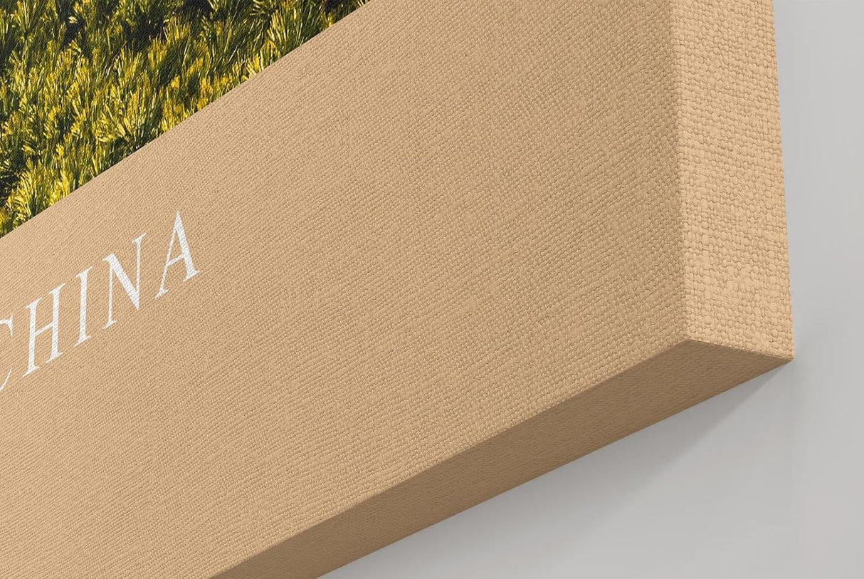 Paul Sinus Kunstdruck 40x60cm Huangshan – Nebliges Bergpanorama aus Chinas Osten bei Sonnenuntergang