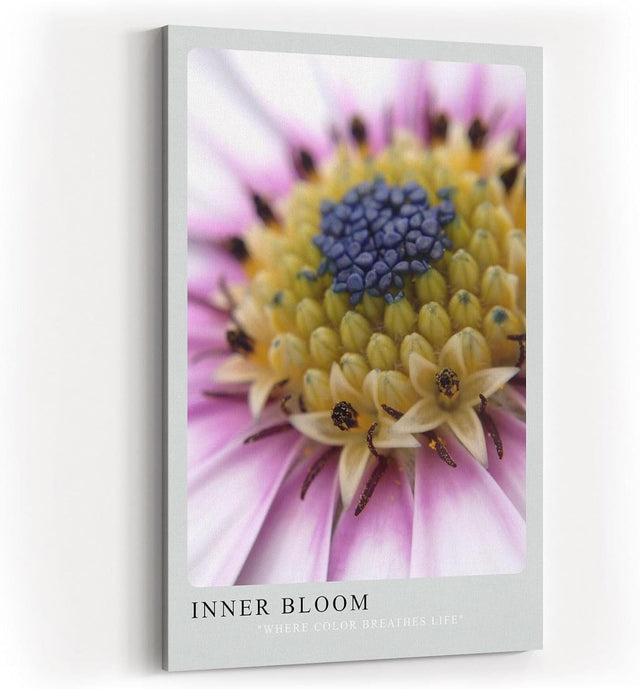 Paul Sinus Kunstdruck 40x60cm Inner Bloom – Blüte im Fokus mit kraftvoller Farbstruktur und Tiefe
