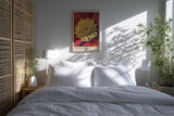 Paul Sinus Kunstdruck 40x60cm Inner Bloom mit Nahaufnahme einer farbintensiven Blüte