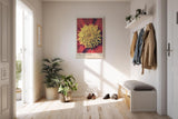 Paul Sinus Kunstdruck 40x60cm Inner Bloom mit Nahaufnahme einer farbintensiven Blüte