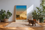 Paul Sinus Kunstdruck 40x60cm Kangchenjunga Bergkette – Himalaya-Gipfel im goldenen Morgenlicht