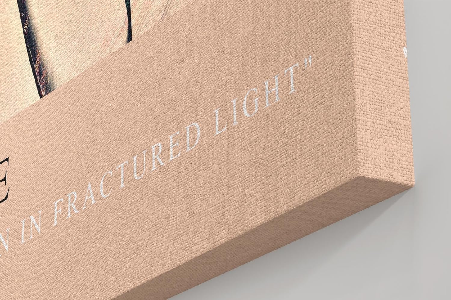 Paul Sinus Kunstdruck 40x60cm Kinetic Trace Bewegung Linien Orange Energie Fragment Licht