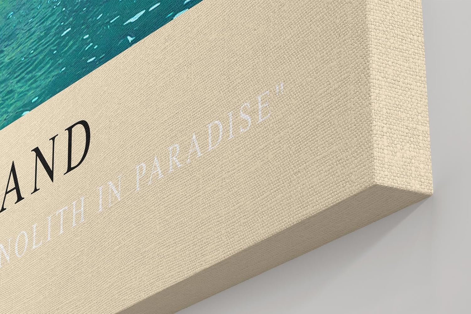 Paul Sinus Kunstdruck 40x60cm Krabi Thailand Felsinsel mit tropischem Wasser und bewaldetem Monolith