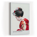 Paul Sinus Kunstdruck 40x60cm Kyoto Grace Geisha Japan Tradition Kultur Porträt Blumen Kimono
