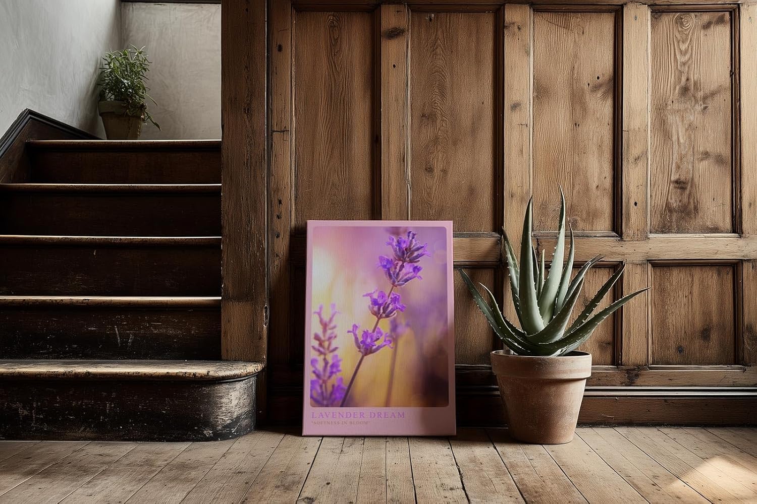 Paul Sinus Kunstdruck 40x60cm Lavender Dream Lavendelblüte in zarten Farben mit weichem Licht und Bokeh