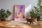 Paul Sinus Kunstdruck 40x60cm Lavender Dream Lavendelblüte in zarten Farben mit weichem Licht und Bokeh