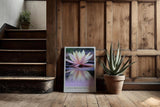 Paul Sinus Kunstdruck 40x60cm Lotus Blume Wasser Spiegelung Ruhe Zen Meditativ Lotus Reflection