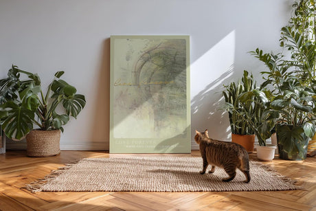 Paul Sinus Kunstdruck 40x60cm Love Forever Stein Beige Schrift Emotion Erinnerung Zeit