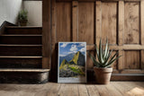 Paul Sinus Kunstdruck 40x60cm Machu Picchu Peru antike Inkastadt in den Anden bei Sonnenschein
