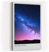 Paul Sinus Kunstdruck 40x60cm Milky Way – Magischer Nachthimmel mit leuchtender Milchstraße