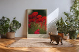Paul Sinus Kunstdruck 40x60cm Mohnblumen Feld Natur Blüte Wildblumen Rot Wild Bloom