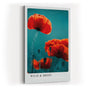 Paul Sinus Kunstdruck 40x60cm Mohnblumenfeld Natur Makro Leuchtkraft Blüte Poesie Wild and Brief